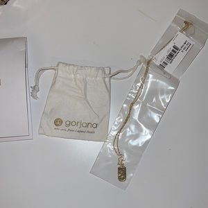 Gorjana Griffin Dog Tag Necklace Gold